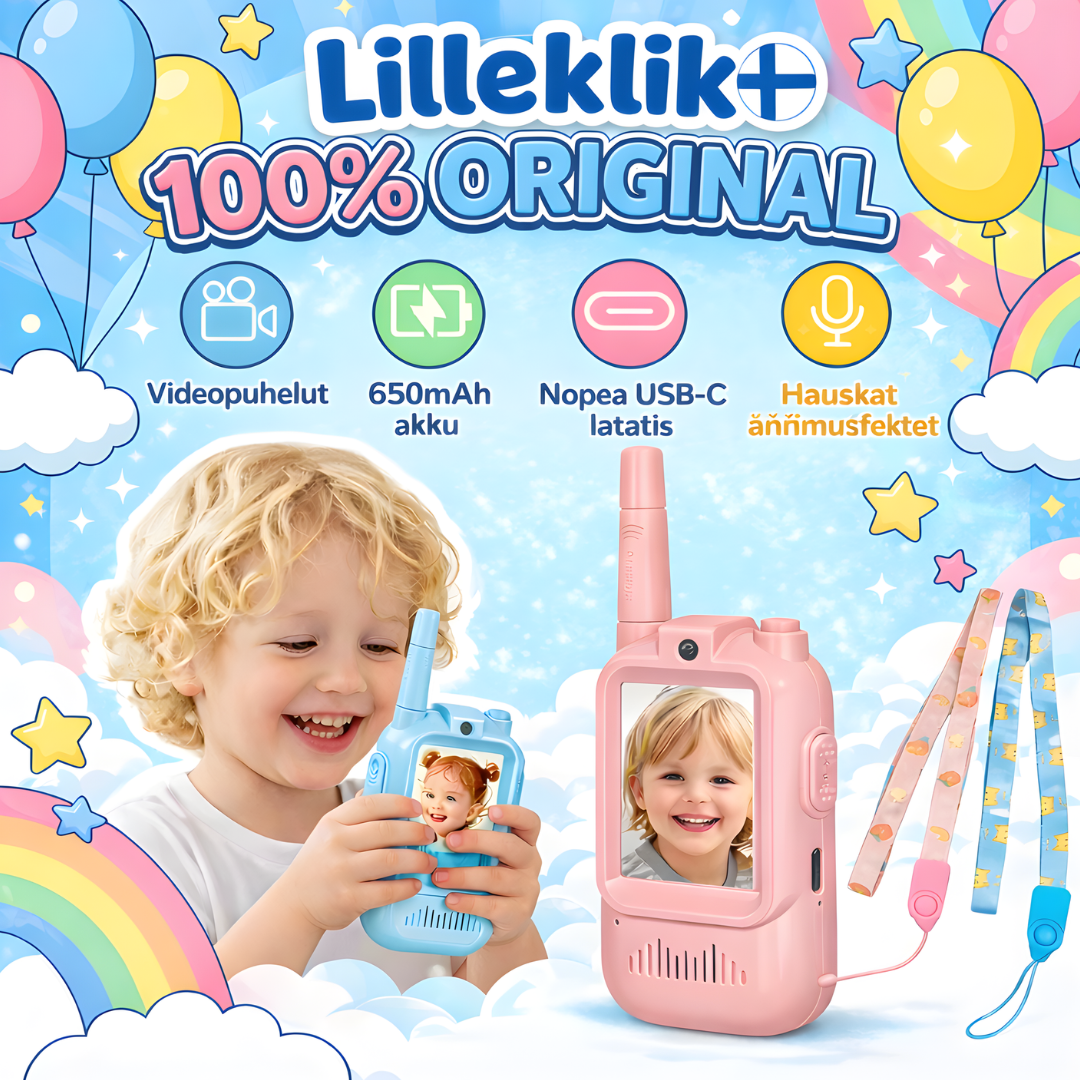 Lilleklik Video Walkie Talkie – Näe ja puhu toisillenne
